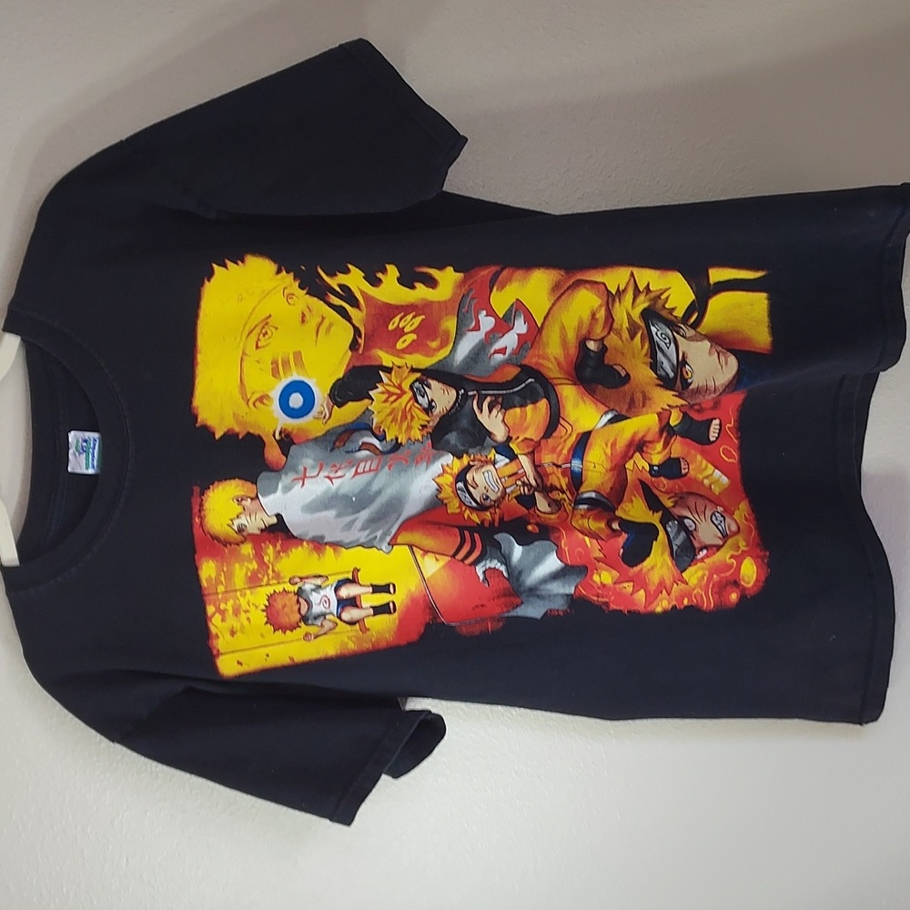 Vintage Naruto Shippuden Road to Hokage Mexican Bootleg Shirt Size XL